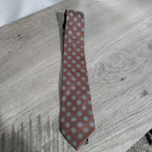 Vintage‎ Valentino Brown Silk Tie USA Made